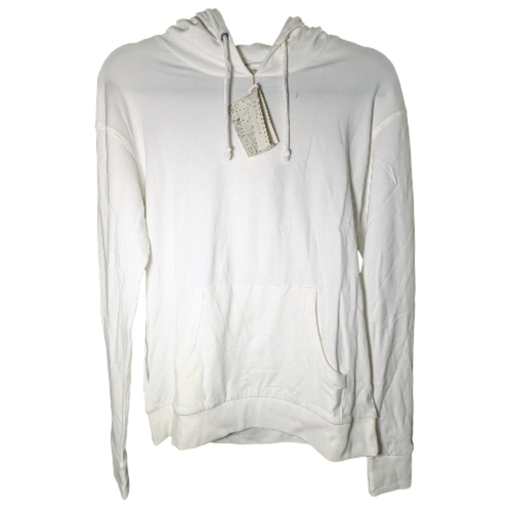 NWT Grey State Jess Hoodie White With Silver Stripe Size XS